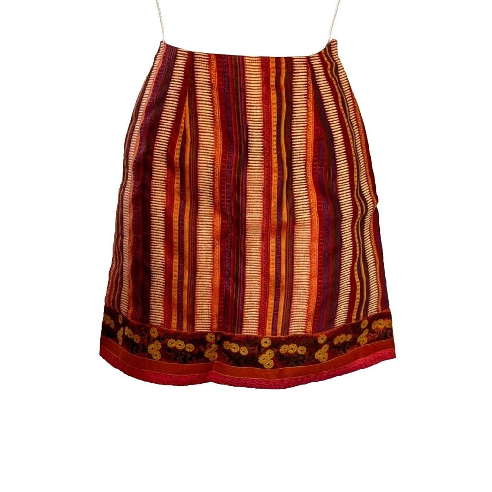 ISABELLE ELIE Montreal Designer SKIRT Sz XS 24 waist HANDMADE EXCLUSIVITY A GEM